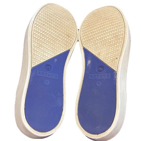 Rothy’s Original Slip On Sneaker Sunshine Honeycomb Yellow Retired Womens Size 7 - Picture 5 of 15